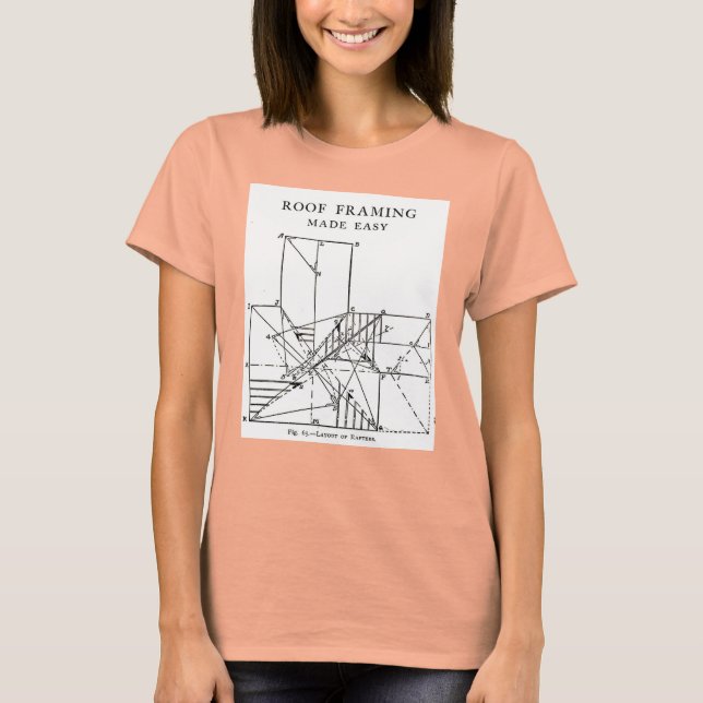 Roof Framing Made Easy Women T-Shirt (Front)