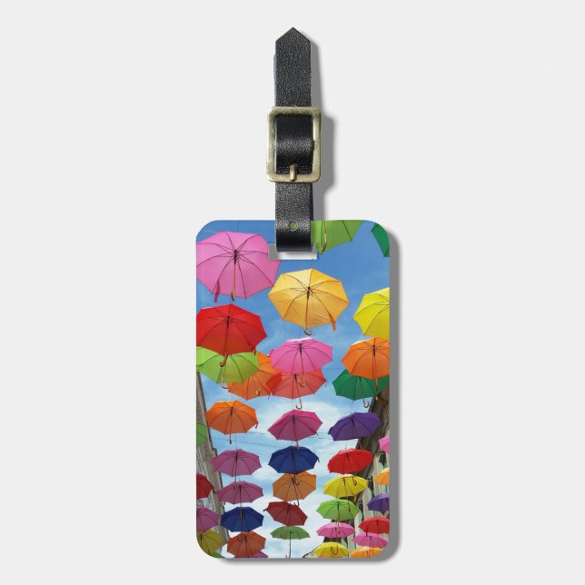Roof of umbrellas luggage tag (Front Vertical)