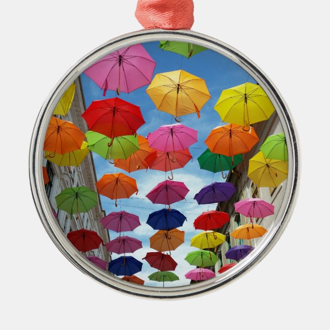 Roof of umbrellas metal tree decoration (Front)