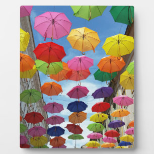 Roof of umbrellas plaque