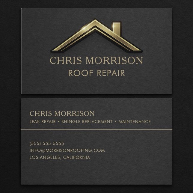 Roof Repair Business Card (Creator Uploaded)