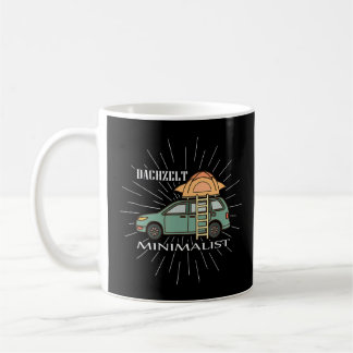Roof Tent Minimalist Camping Car Camper  Coffee Mug
