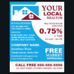Roof Tops, Realtor, Estate Agent Advertising Flyer<br><div class="desc">Roof Tops,  Realtor,  Estate Agent Advertising Flyers By The Business Card Store.</div>