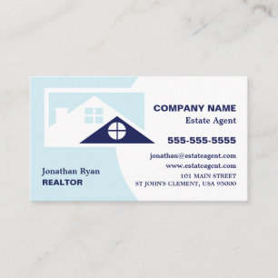 Roof Tops, Realtor, Estate Agent Business Card