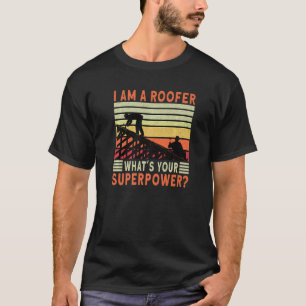 Roofer Dad Roofing Contractor Roofer Technician   T-Shirt