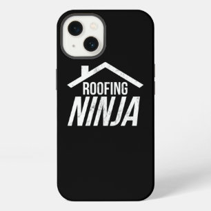 Roofer Design Funny Ninja Roofing Work Profession iPhone 13 Case