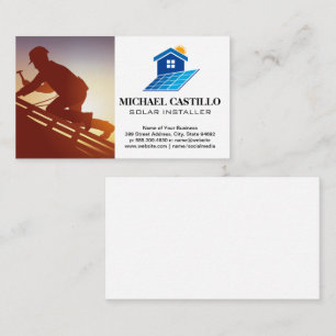 Roofer   Home Solar  Business Card