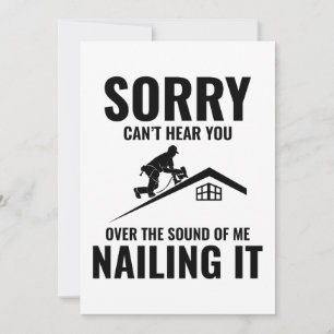 Roofer Humour - Nailing It Roofing Holiday Card