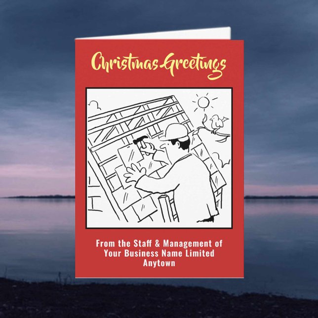 Roofer or Roofing Company Christmas Card (Creator Uploaded)