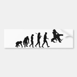 Roofer Roof layer and Roof Carpenter evolution Bumper Sticker