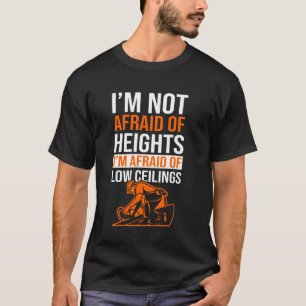 Roofer slater roofer construction worker design T-Shirt