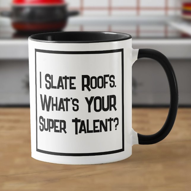 Roofer Super Talent. Two Tone Coffee Mug (Creator Uploaded)
