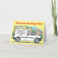 Roofing and Guttering Business Name on Van