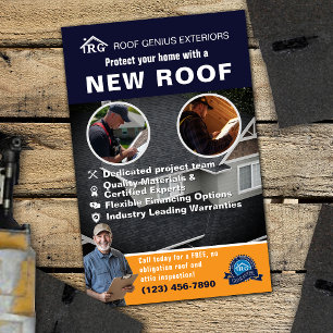 Roofing and Repair Business Flyer