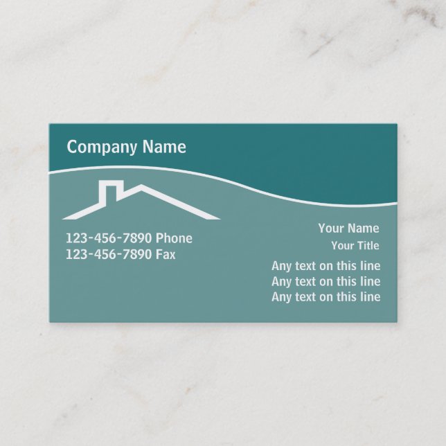 Roofing Business Cards (Front)