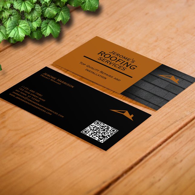 Roofing Company Business Card (Creator Uploaded)