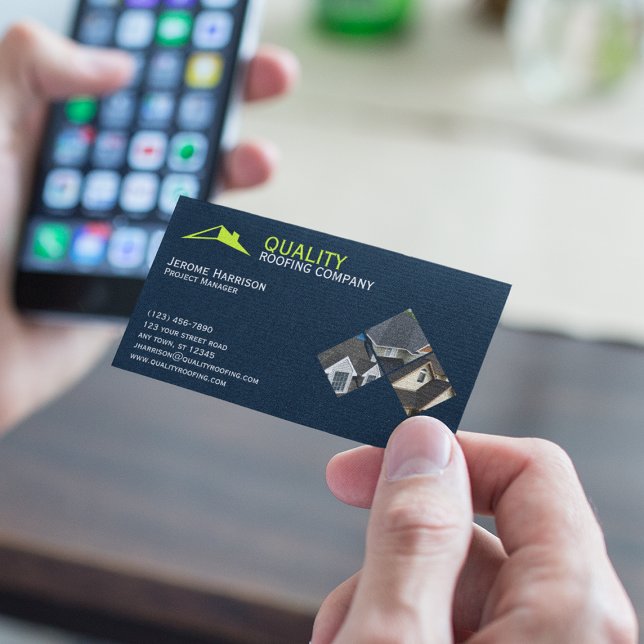 Roofing Company Business Card (Creator Uploaded)