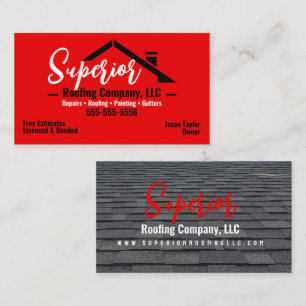 Roofing Company Business Card