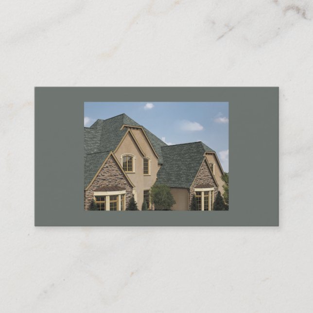 Roofing Company Business Card (Front)