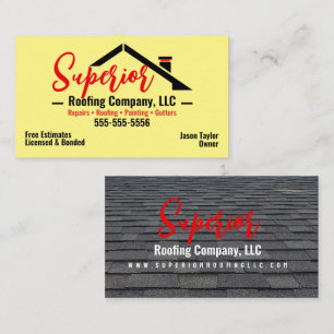 Roofing Company Business Card