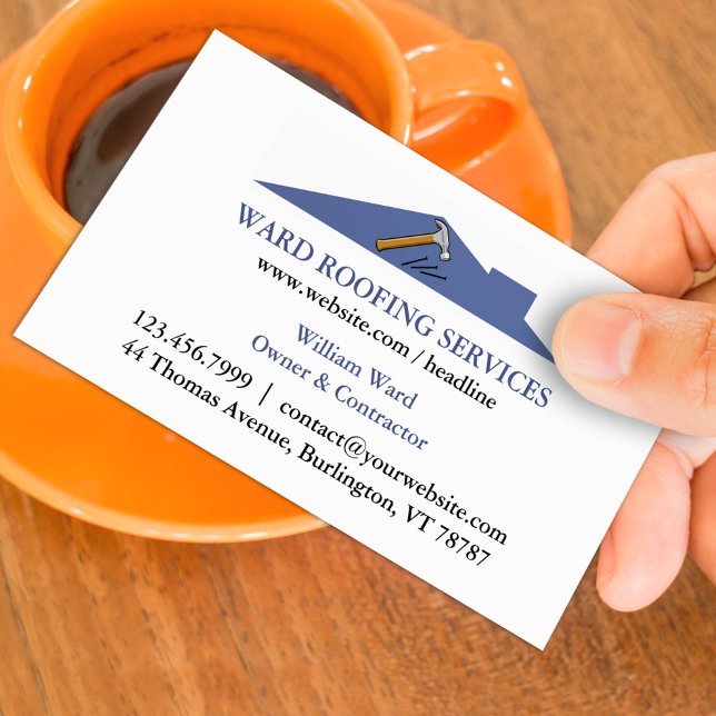 Roofing Construction Business Card (Creator Uploaded)