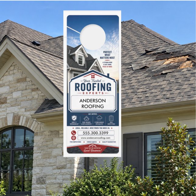 Roofing Contractor  Door Hanger (Creator Uploaded)
