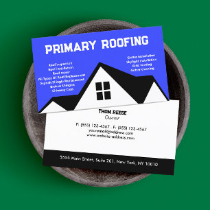 Roofing Contractor    Roofer Business Card