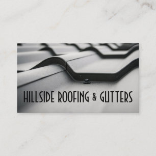 Roofing, Gutters, Construction Business Card