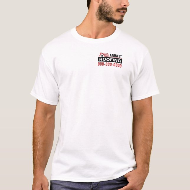 Roofing Light Colors T-Shirt (Front)
