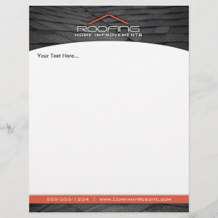 Roofing Professional Business Flyer Orange