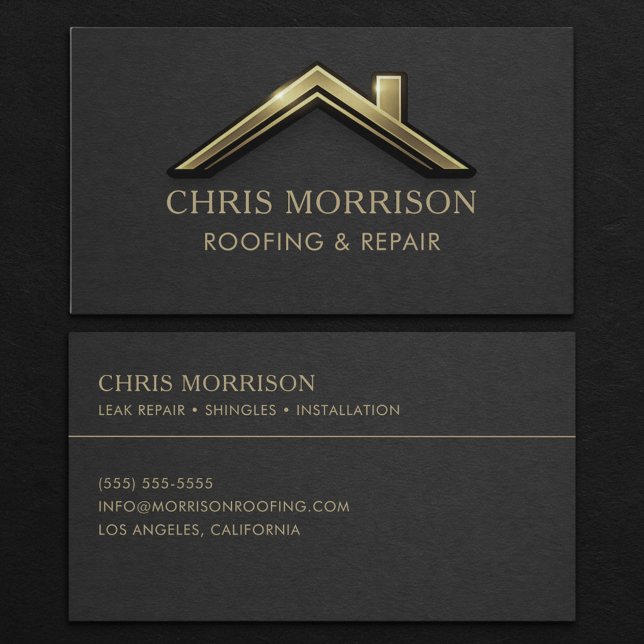 Roofing & Repair Business Card (Creator Uploaded)