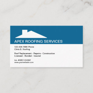 Roofing Service Business Cards