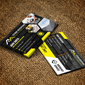 Roofing Service, Gutter Service, Roof Repair Business Card