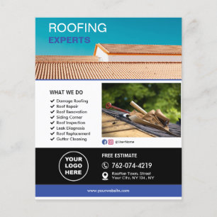 Roofing Services Custom Flyer