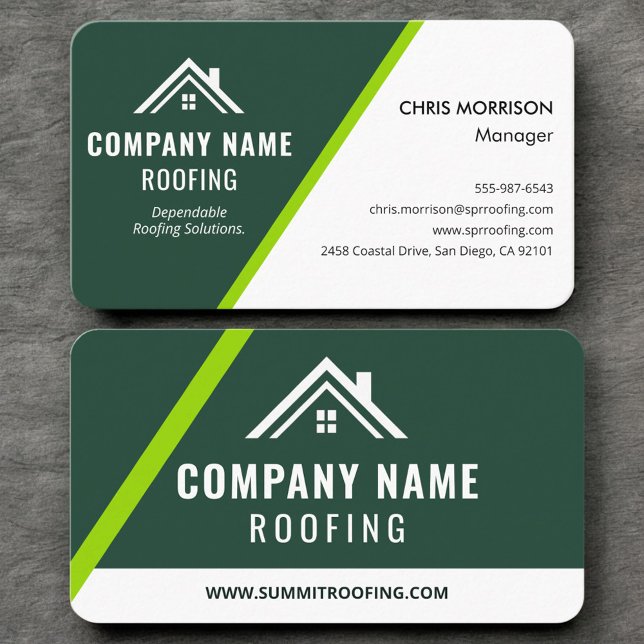 Roofing Solar Business Card (Creator Uploaded)