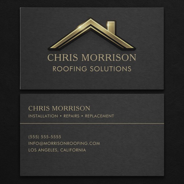 Roofing Solutions Business Card (Creator Uploaded)