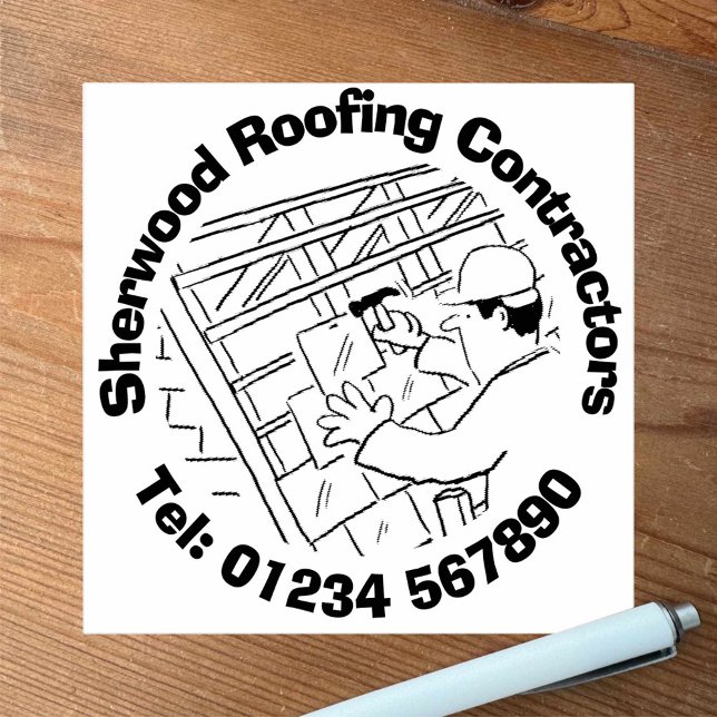 Roofing, Tiling & Slating. Rubber Stamp (Creator Uploaded)