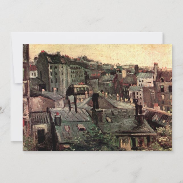 Roofs and Backs of Houses by Vincent van Gogh (Front)