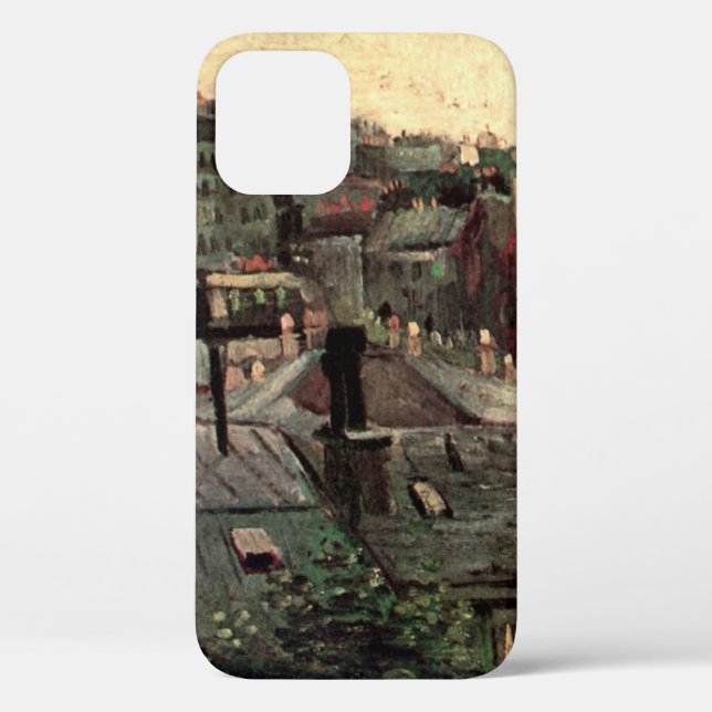 Roofs and Backs of Houses by Vincent van Gogh Case-Mate iPhone Case (Back)