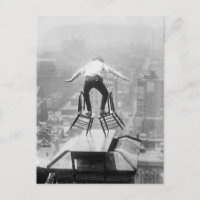 Rooftop Balancing Act, 1910