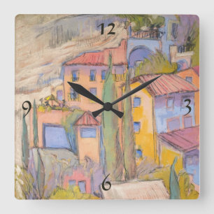 Rooftop Party Wall Clock