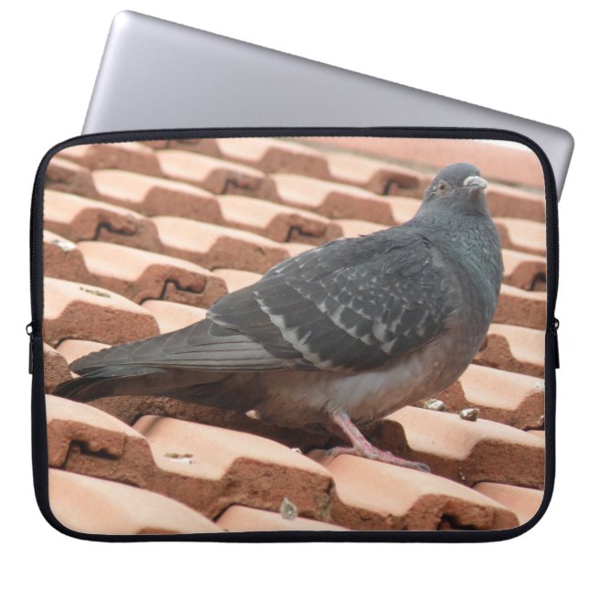 Rooftop Pigeon Laptop Bag (Front)