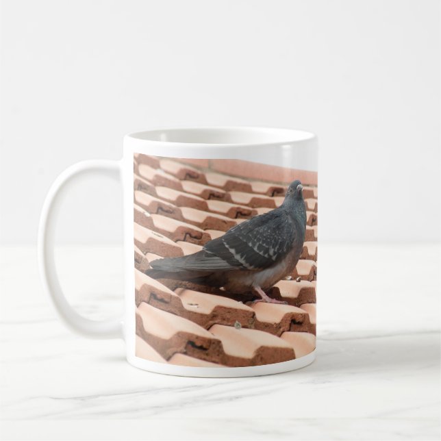Rooftop Pigeon Mug (Left)