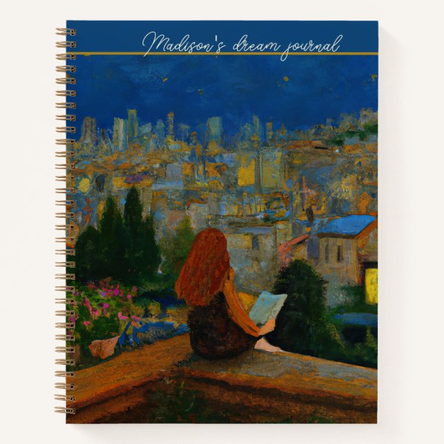 Rooftop Reading Notebook (Front)