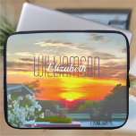 Rooftop Sunset 2295 Laptop Sleeve<br><div class="desc">Painting "Rooftop Sunset 2295" Collection Enhance your laptop's protection with a custom sleeve. These lightweight, water-resistant sleeves safeguard your device but also highlight your unique style with personalised text on the design. Available in assorted sizes, they ensure a perfect fit for your laptop while adding a touch of flair to...</div>