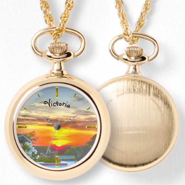 Rooftop Sunset 2295 Necklace Watch (Creator Uploaded)