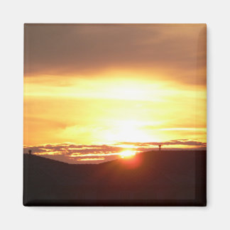 "Rooftop Sunset" Magnet