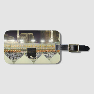 Rooftop View of Hajj Pilgrims at the Kaaba, Mecca Luggage Tag