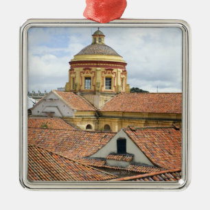 Rooftops in Bogota Metal Tree Decoration