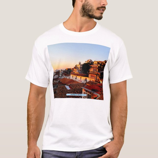Rooftops in Mexico T-Shirt (Front)